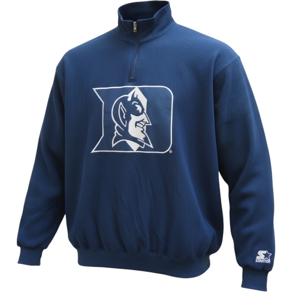 Vtg New Deadstock 90s Starter Duke Blue Devils Pullover Sweatshirt Men XL(M507)